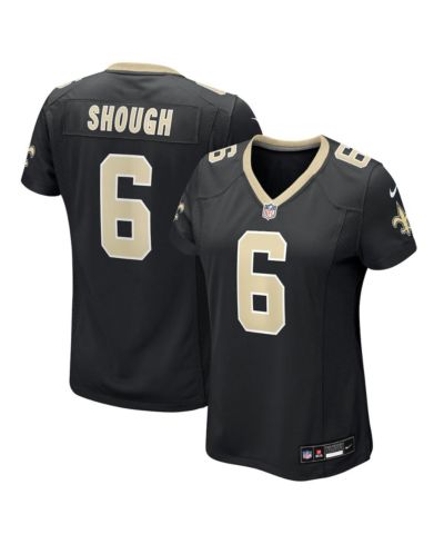 Женская джерси Nike Tyler Shough Black New Orleans Saints