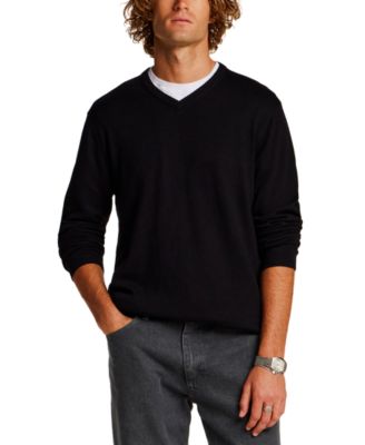 Мужской хлопковый кашемировый джемпер Weatherproof Vintage V-Neck