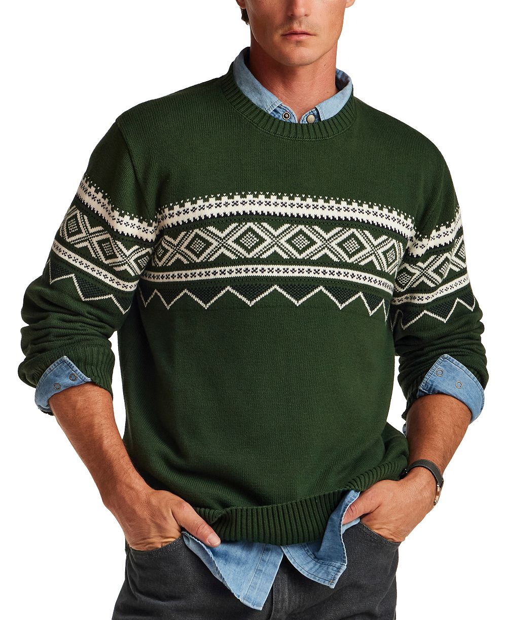 Weatherproof Vintage мужской свитер с круглым вырезом в стиле фэрисл