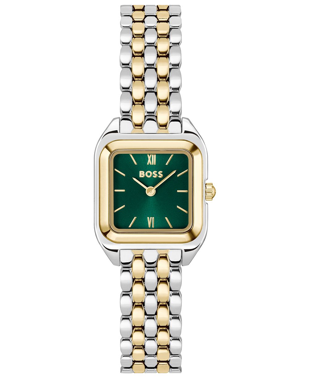 Hugo Boss Женские часы Mae Petite Quartz с двухцветным стальным браслетом, 22mm