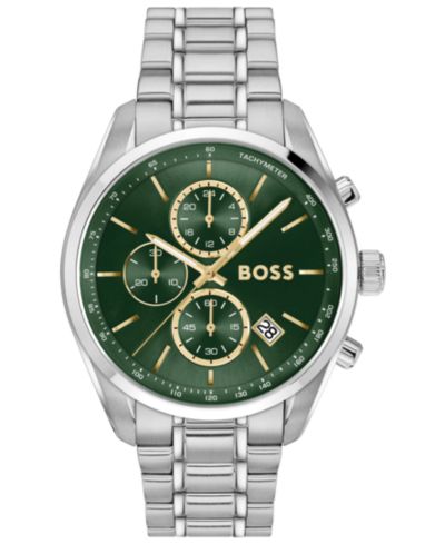 Мужские кварцевые часы Hugo Boss Grand Prix 44, Stainless Steel