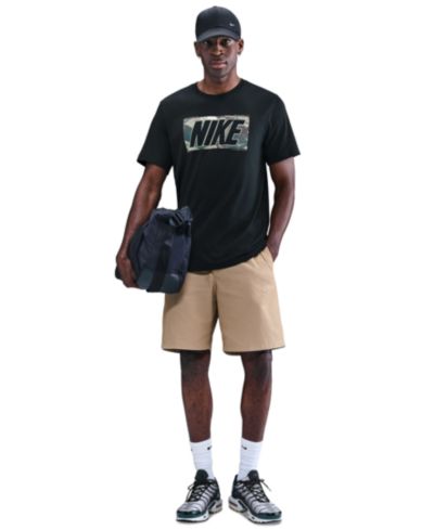Nike мужская футболка из хлопка с коротким рукавом
