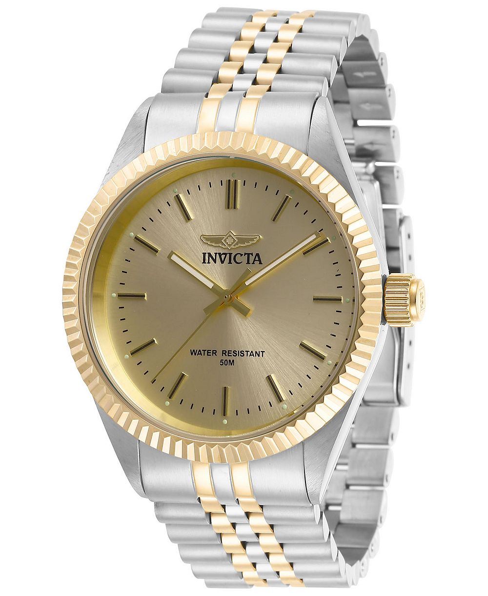 Invicta Men's 29382 Specialty Quartz Chronograph Champagne Dial Watch