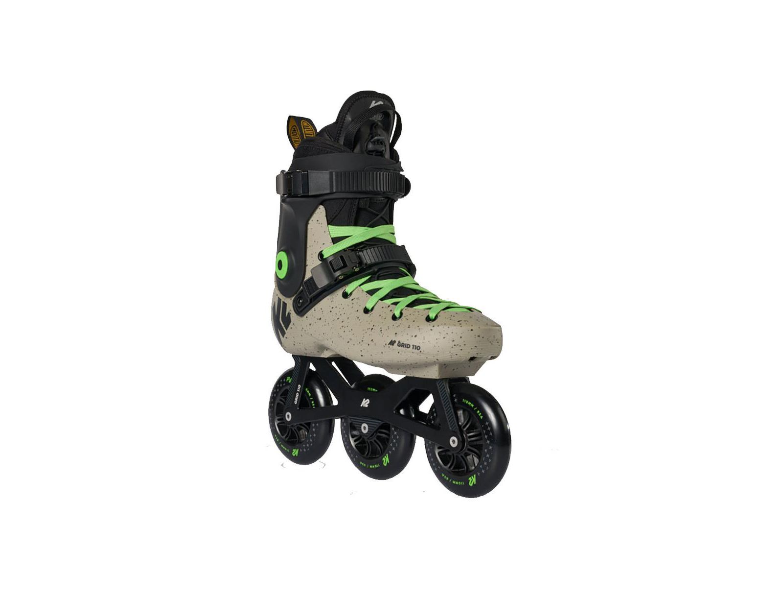 Роликовые коньки K2 Grid 110 3 Wheel для мужчин и женщин, Unisex Urban Street Fitness