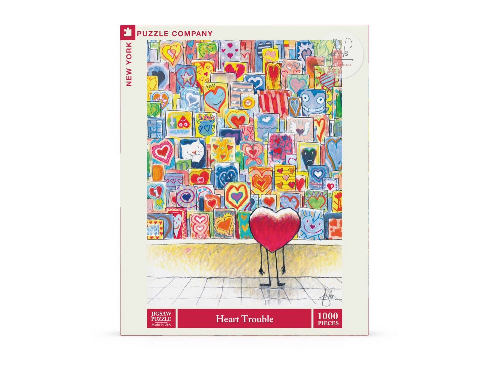 New York Puzzle Company Heart Trouble 1000 Piece Puzzle
