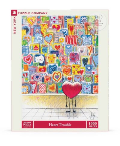 New York Puzzle Company Heart Trouble 1000 Piece Puzzle