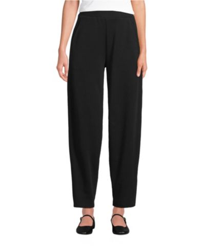 Женские брюки Lands' End Petite Sport Knit High Rise Barrel Ankle
