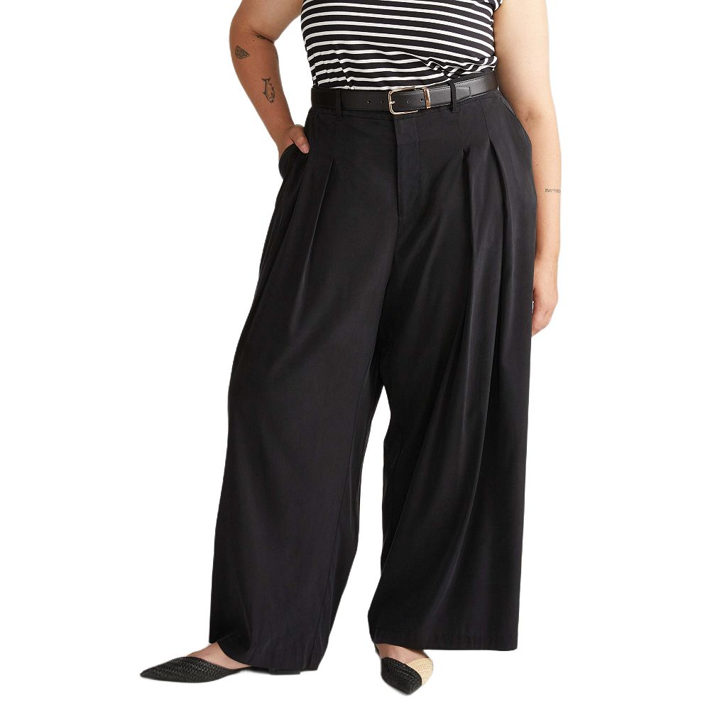 Universal Standard Plus Size Palais Cooling Cupro Wide Leg Pant