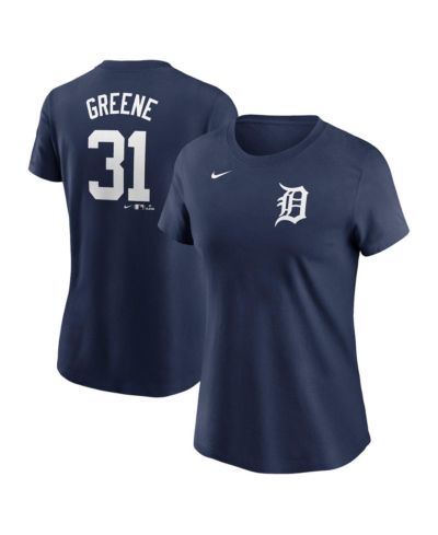 Женская футболка Nike Riley Greene Navy Detroit Tigers Fuse Name & Number
