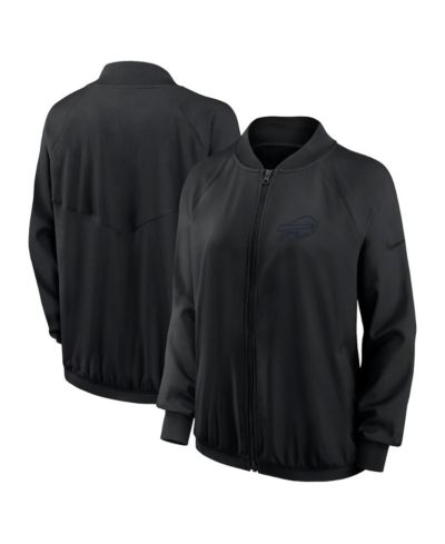 Nike Women's Black Buffalo Bills Raglan Full-Zip Jacket