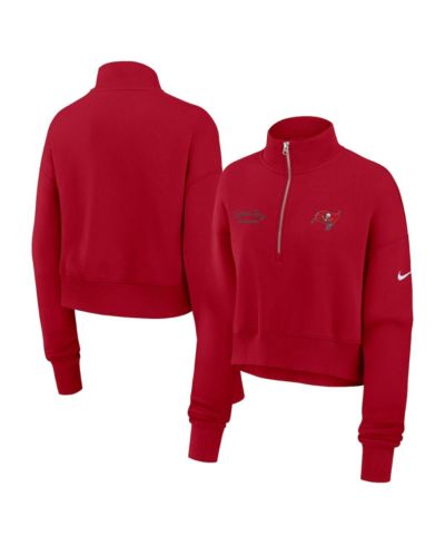 Nike Женская толстовка Tampa Bay Buccaneers Primetime Phoenix Half-Zip Red