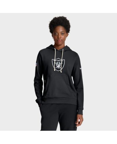 Nike Women's Black Las Vegas Raiders Sideline Standard Issue Initial Home Dri-FIT Hoodie