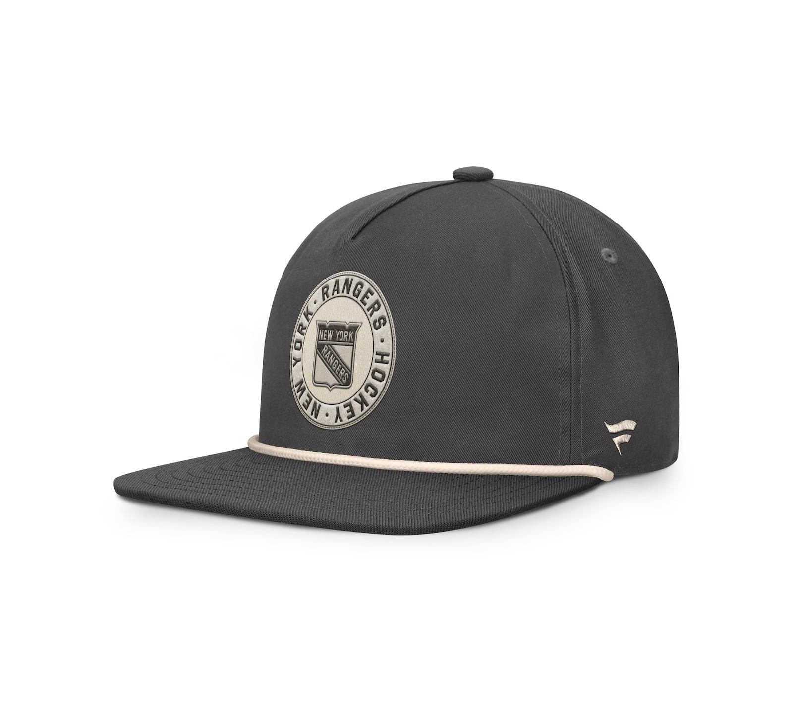 Fanatics Men's Charcoal New York Rangers Closer Adjustable Hat