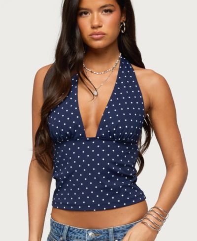 Navy-and-white