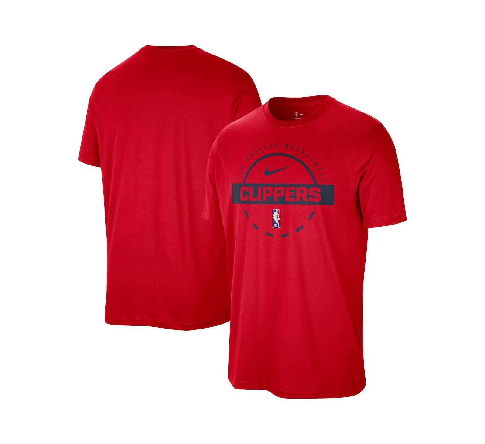 Мужская футболка Nike Red LA Clippers Authentic Practice Dri-FIT