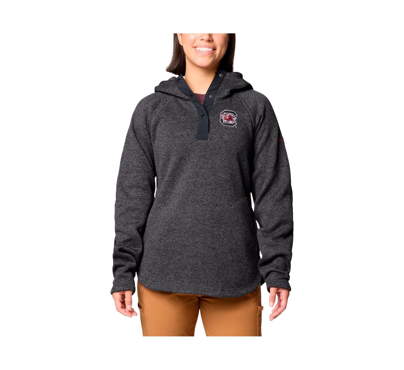 Женская толстовка Columbia South Carolina Gamecocks Raglan Pullover, черная