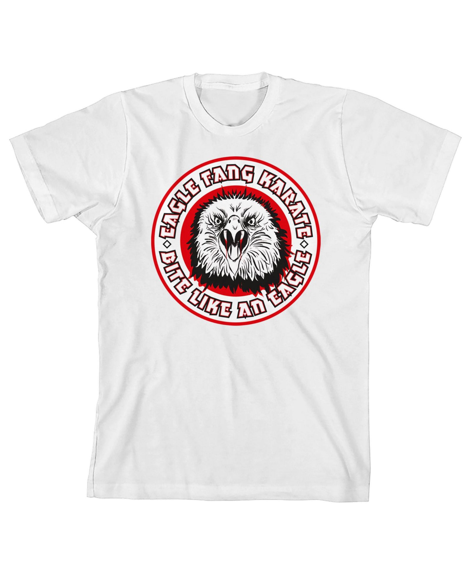Детская футболка Cobra Kai Eagle Fang Karate White Short Sleeve, размер Medium