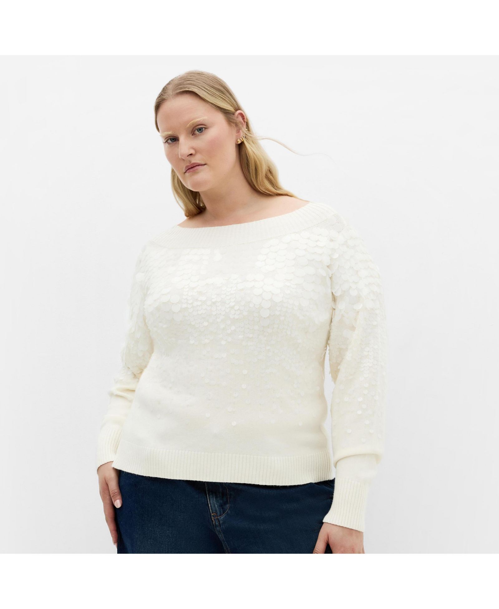 Джемпер CITY CHIC Plus Size Braylin Sequin