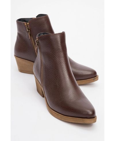 Brown leather