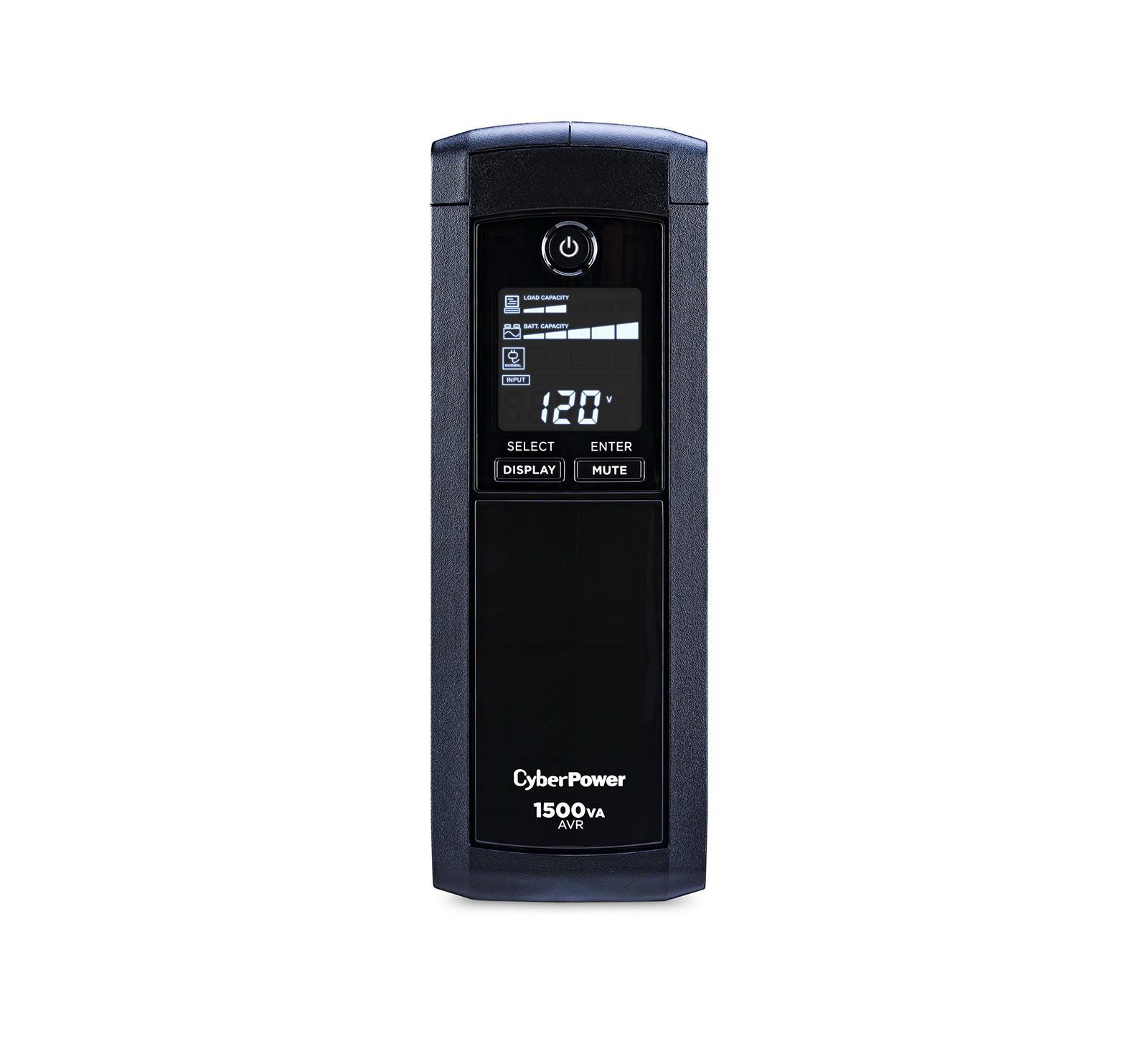 ИБП CyberPower 1500VA с имитированной синусоидой, интеллектуальный LCD Mini-Tower, TAA
