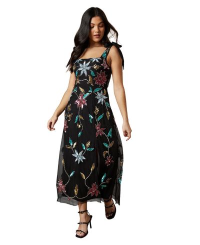 Женское миди-платье Oasis Floral Embellished Split