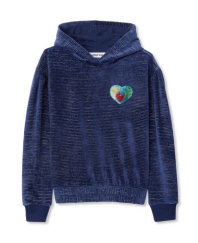 Детская толстовка Lands' End Velour Hoodie Sweatshirt