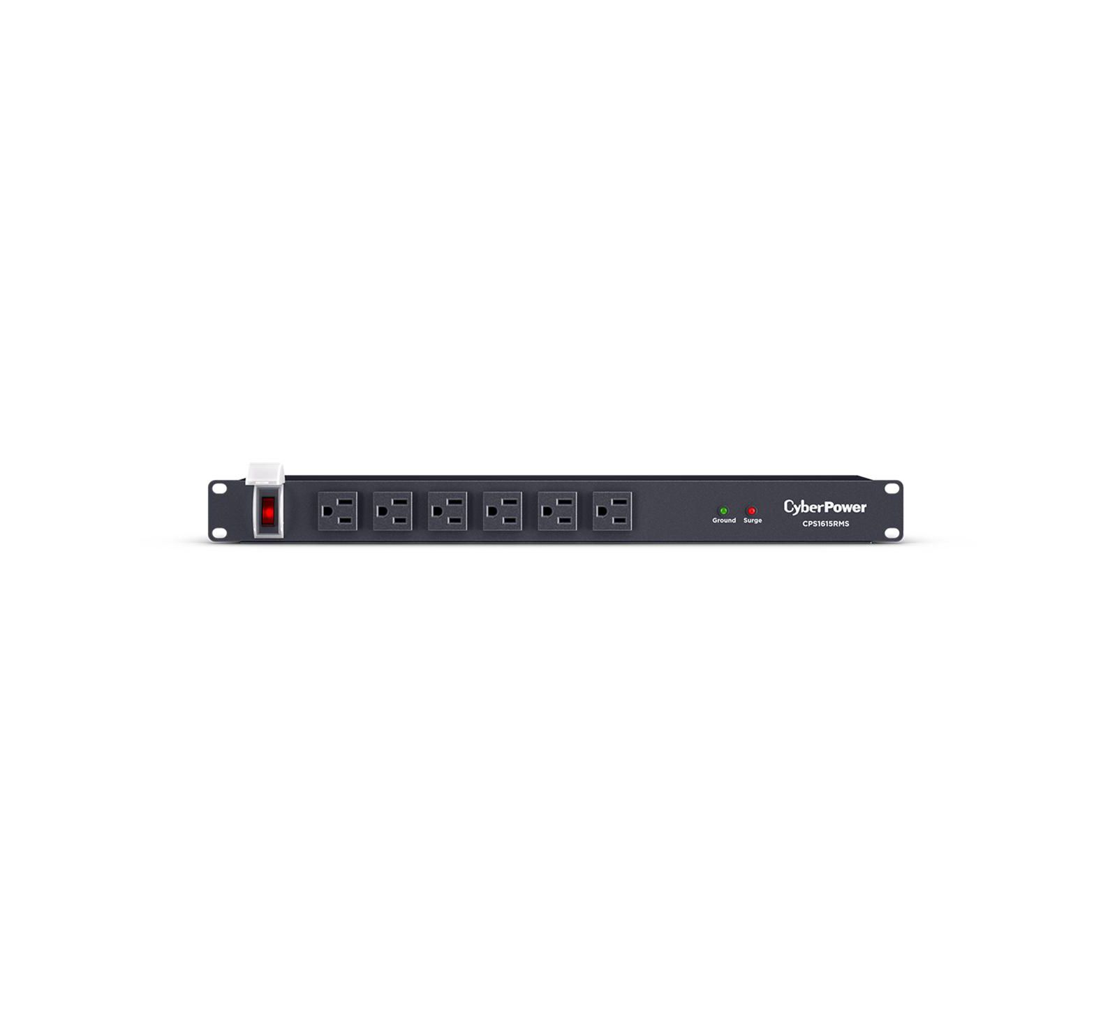 Сетевой фильтр CyberPower CPS1615RMS на 16 розеток с кабелем 6'