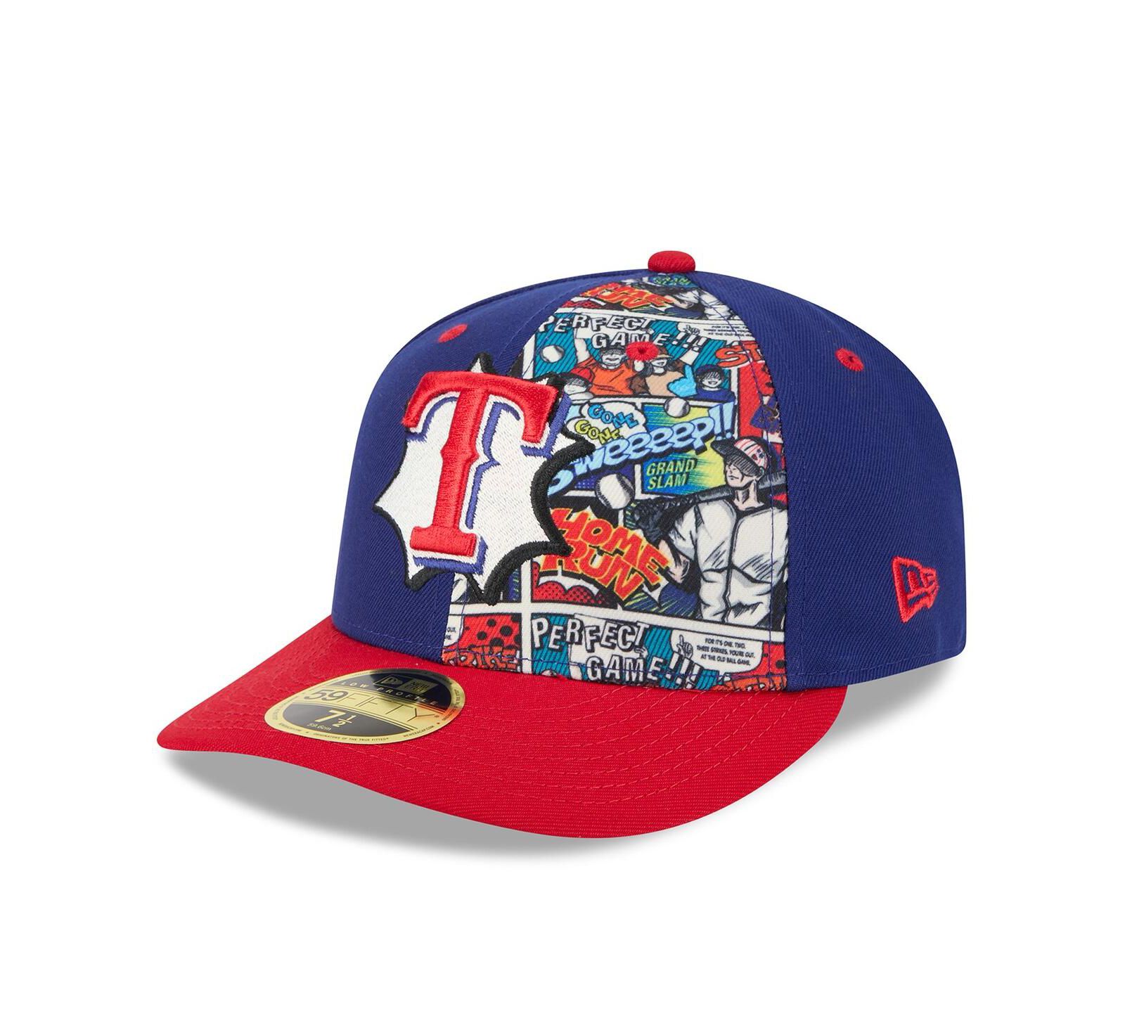 Мужская бейсболка New Era Texas Rangers 2025 MLB Diamond Hero Edition Low Profile 59FIFTY Fitted