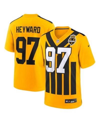 Мужская игровая джерси Nike Cameron Heyward Gold Pittsburgh Steelers Alternate 1933 Throwback