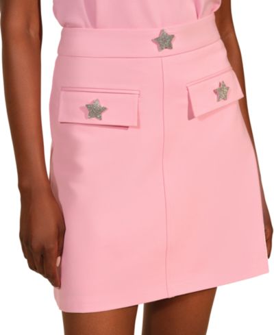 Isaac Mizrahi Женская мини-юбка Ponte Pocket