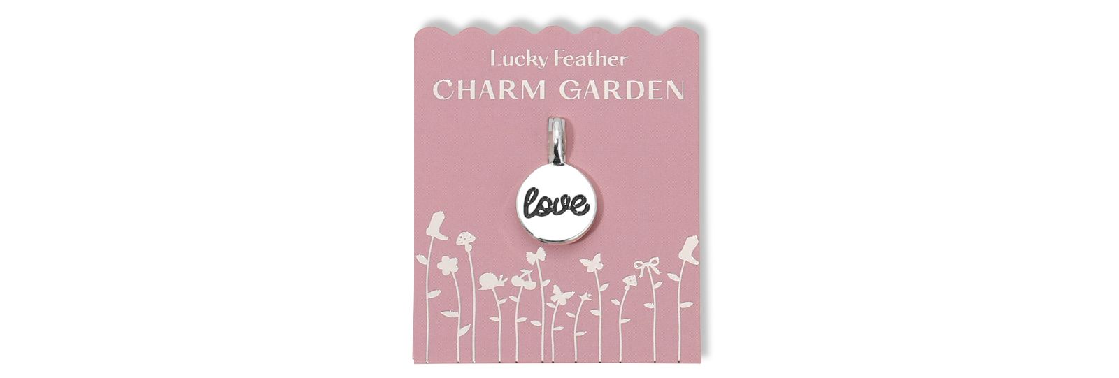 Подвеска Lucky Feather Charm Garden Love Disc