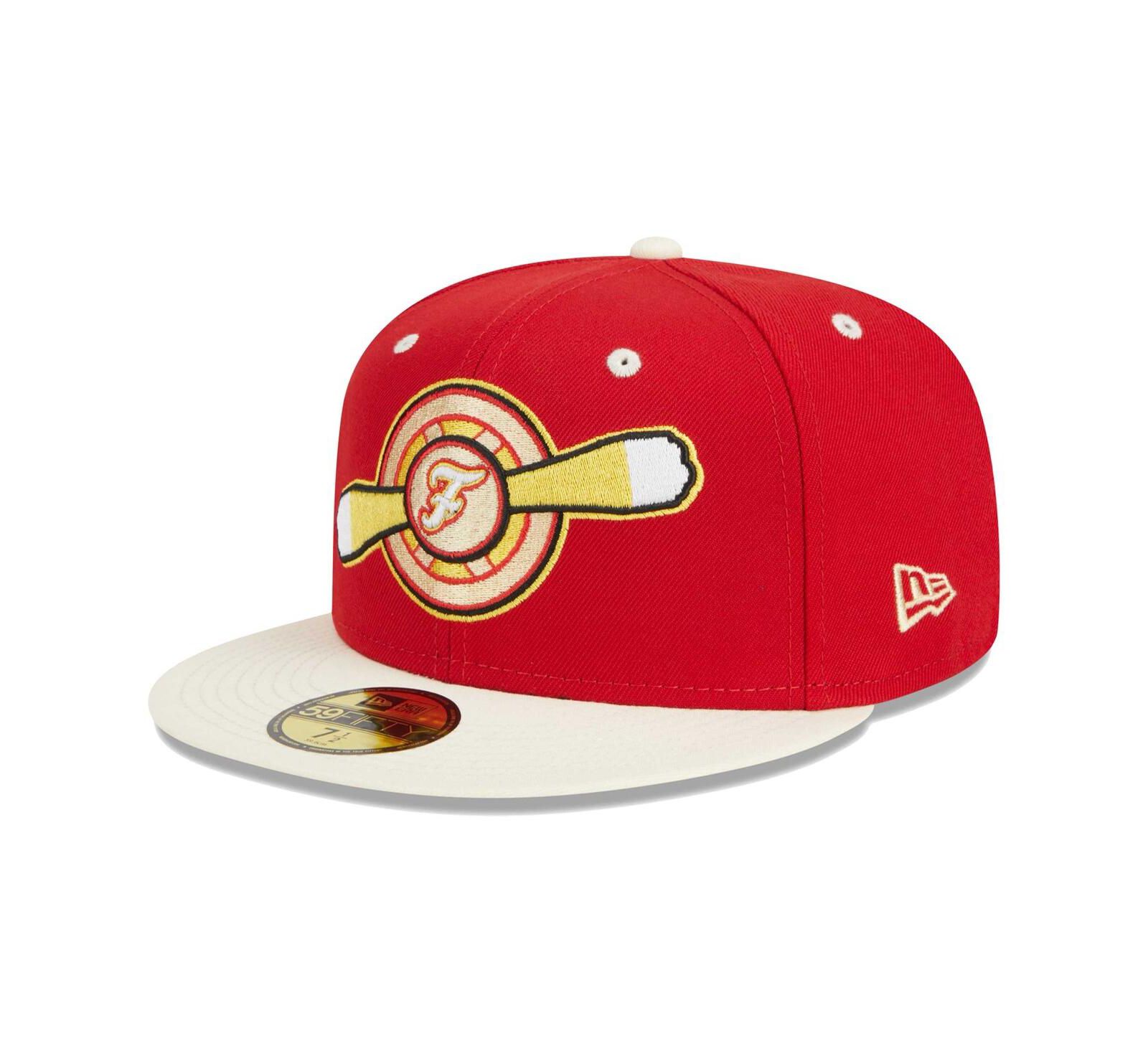 New Era Men's Red Winston-Salem Dash Theme Nights Flight 59FIFTY Fitted Hat