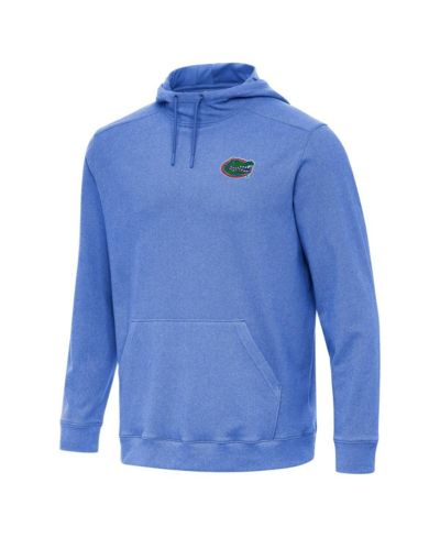 Мужское худи Antigua Heather Royal Florida Gators Cloud Pullover