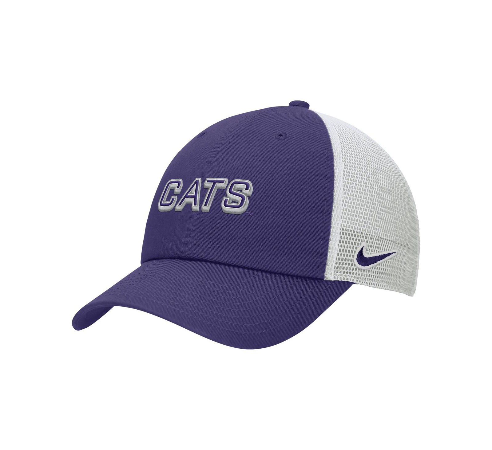 Мужская кепка Nike Kansas State Wildcats On-Field Club Adjustable Trucker, Purple
