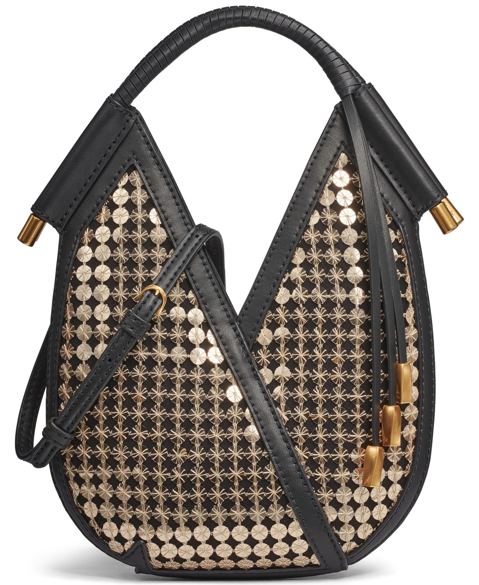 Donna Karan New York Baldwin Секвиньная микро сумка через плечо