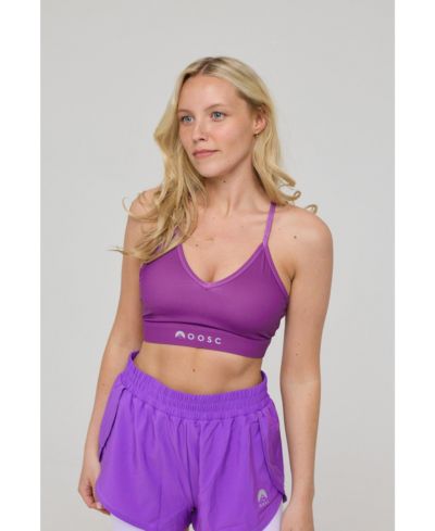 Женский спортивный топ OOSC Infinite Sports Bra с средней поддержкой, фиолетовый