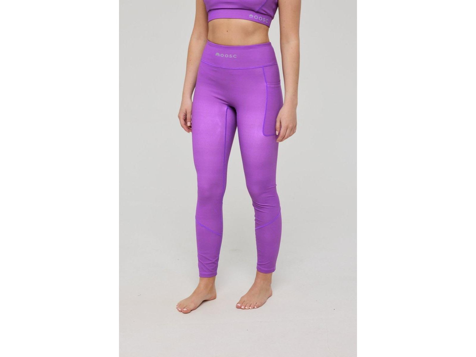 OOSC Women's Infinite High Waisted Leggings - Purple