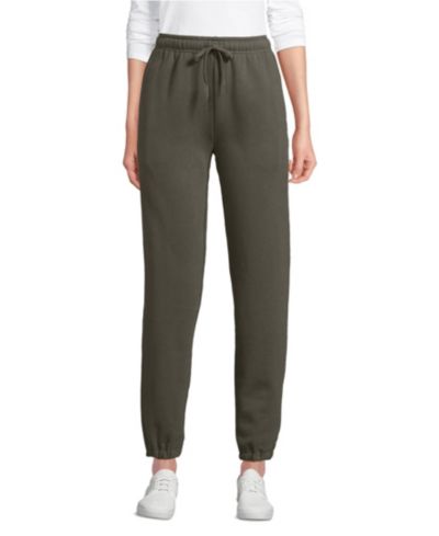 Lands' End Women's Serious Sweats High Rise Jogger Pants - Set Bottom