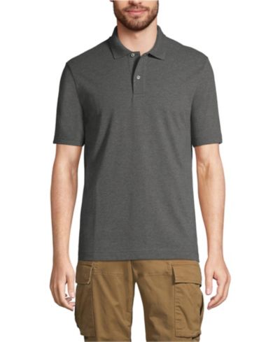 Lands' End Men's Short Sleeve Basic Mesh Polo Shirt
