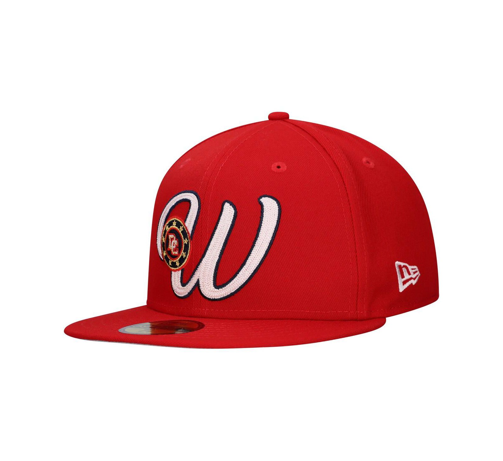 Мужская кепка New Era, Washington Nationals Duo Logo 2.0 59FIFTY, красная