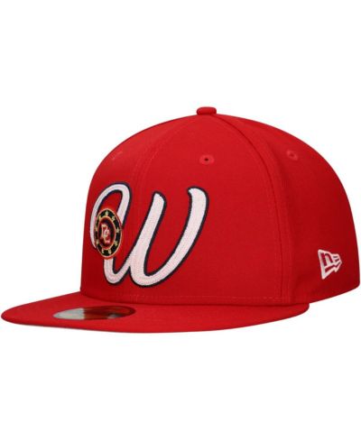 Мужская кепка New Era, Washington Nationals Duo Logo 2.0 59FIFTY, красная