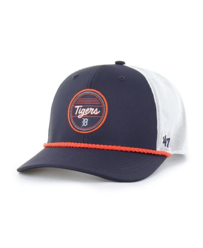 Мужская бейсболка '47 Brand Navy/White Detroit Tigers Fairway Trucker Adjustable
