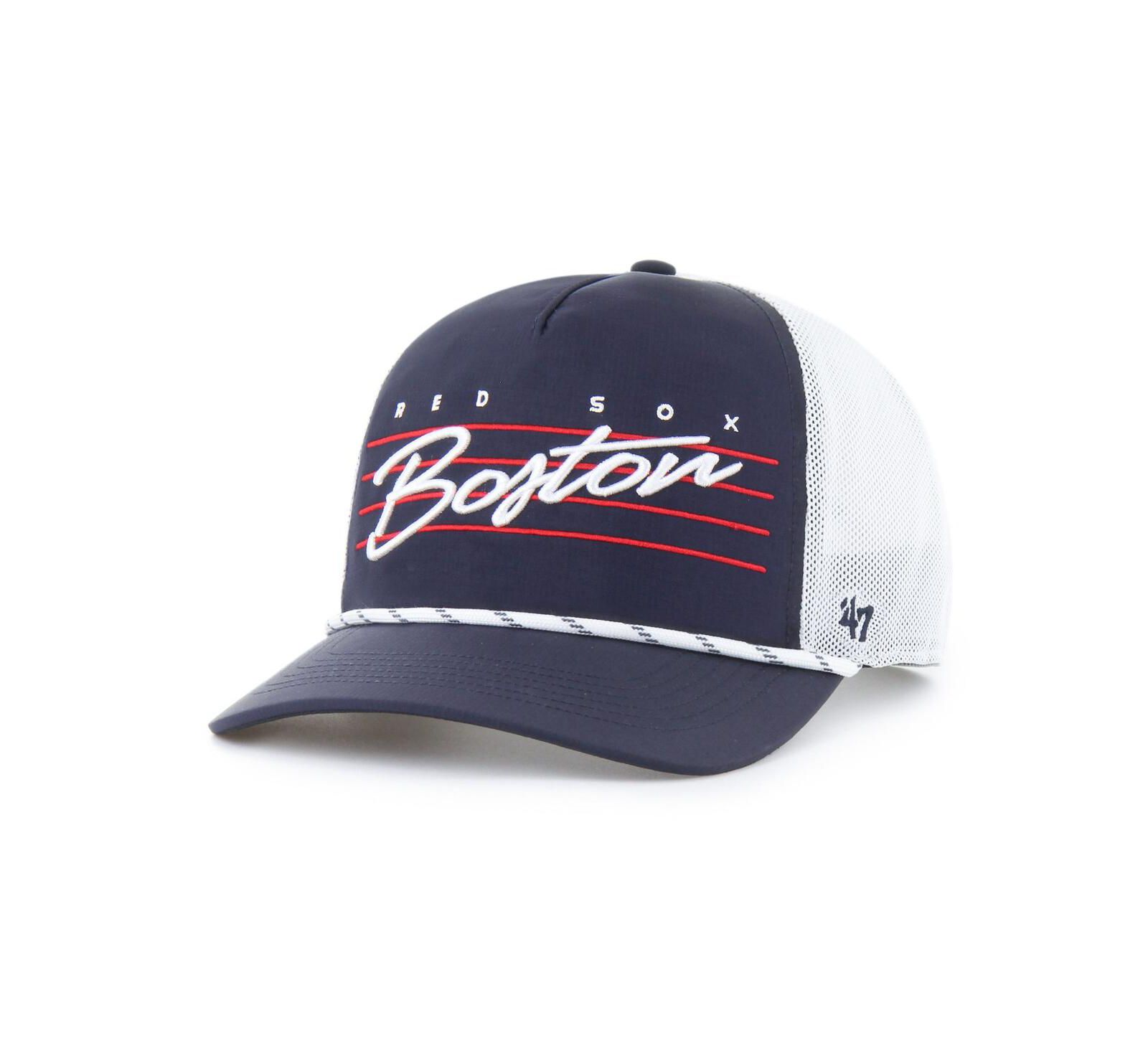 '47 Brand Men's Navy Boston Red Sox Brrr Downburst Mesh Hitch Adjustable Hat