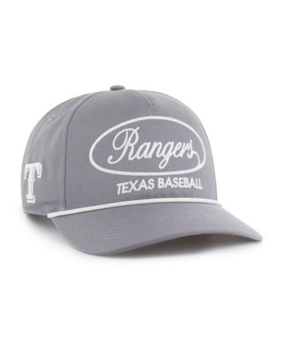 Мужская регулируемая кепка '47 Brand Texas Rangers Gray Foundational Hitch