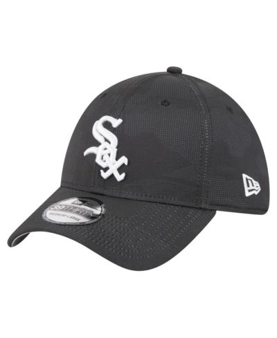 Мужская бейсболка New Era Chicago White Sox Tonal Camo 39THIRTY Flex, черная