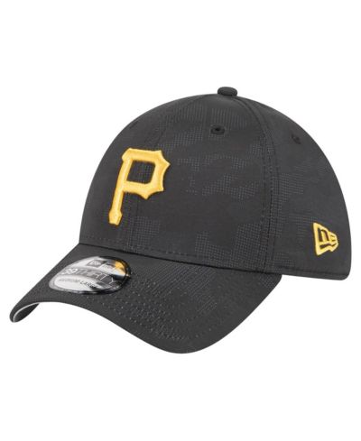 Мужская кепка New Era Pittsburgh Pirates Tonal Camo 39THIRTY Flex, черная