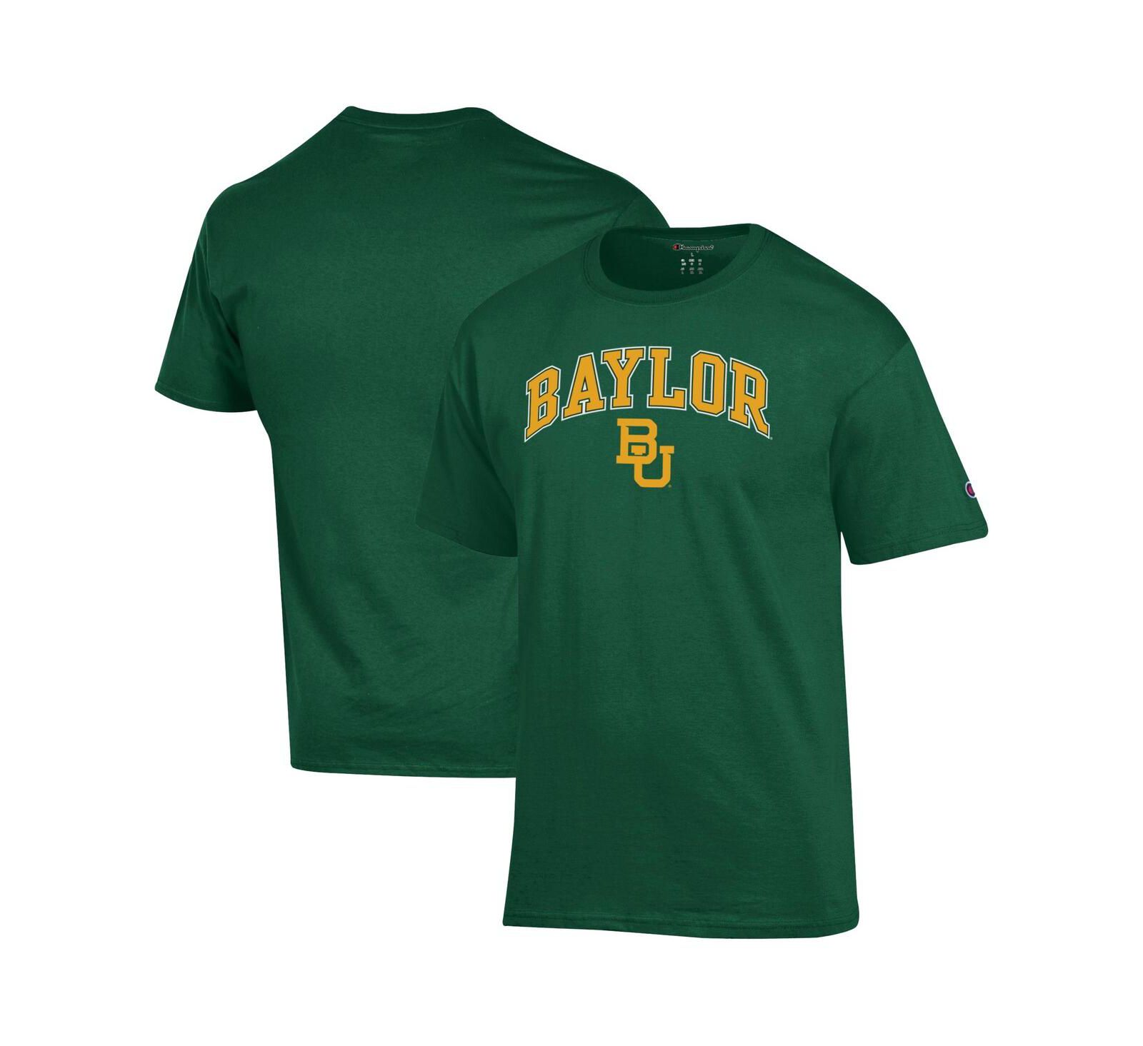 Champion Men's Green Baylor Bears Arch Over Logo T-Shirt