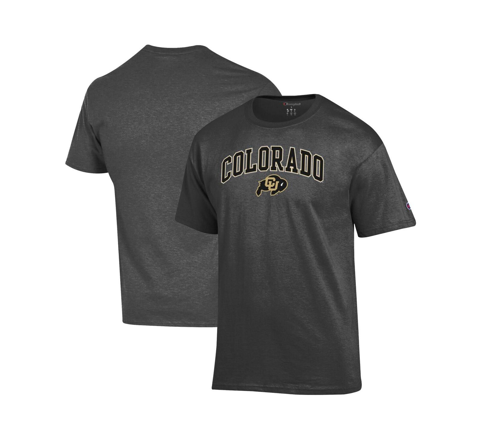 Champion Men's Charcoal Colorado Buffaloes Arched Logo T-Shirt