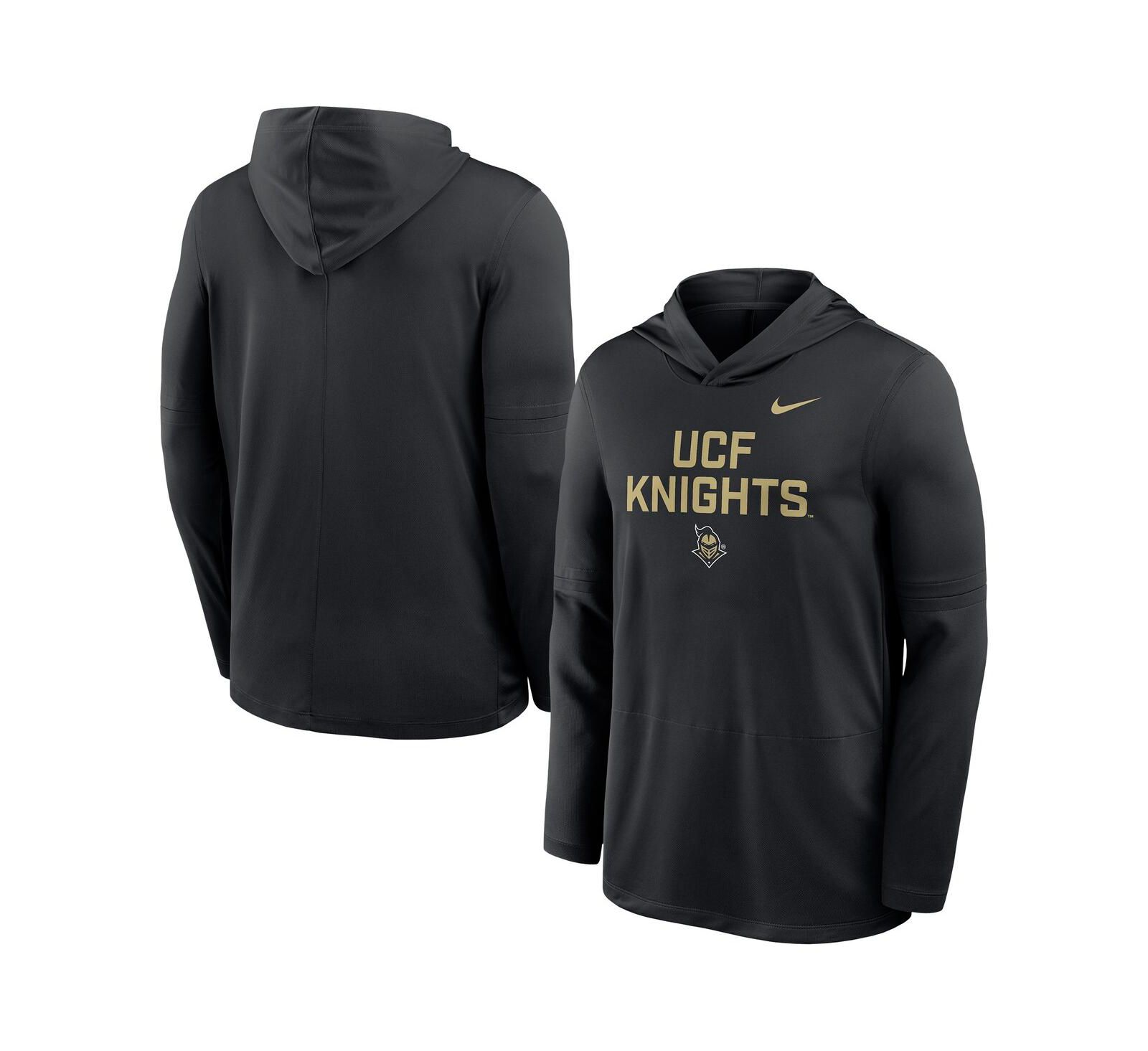 Nike Men's Black UCF Knights Sideline Dri-FIT Lightweight Sweatshirt