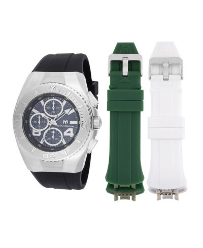Часы Technomarine Men's TM-124029 Cruise Quartz Chronograph, черный циферблат